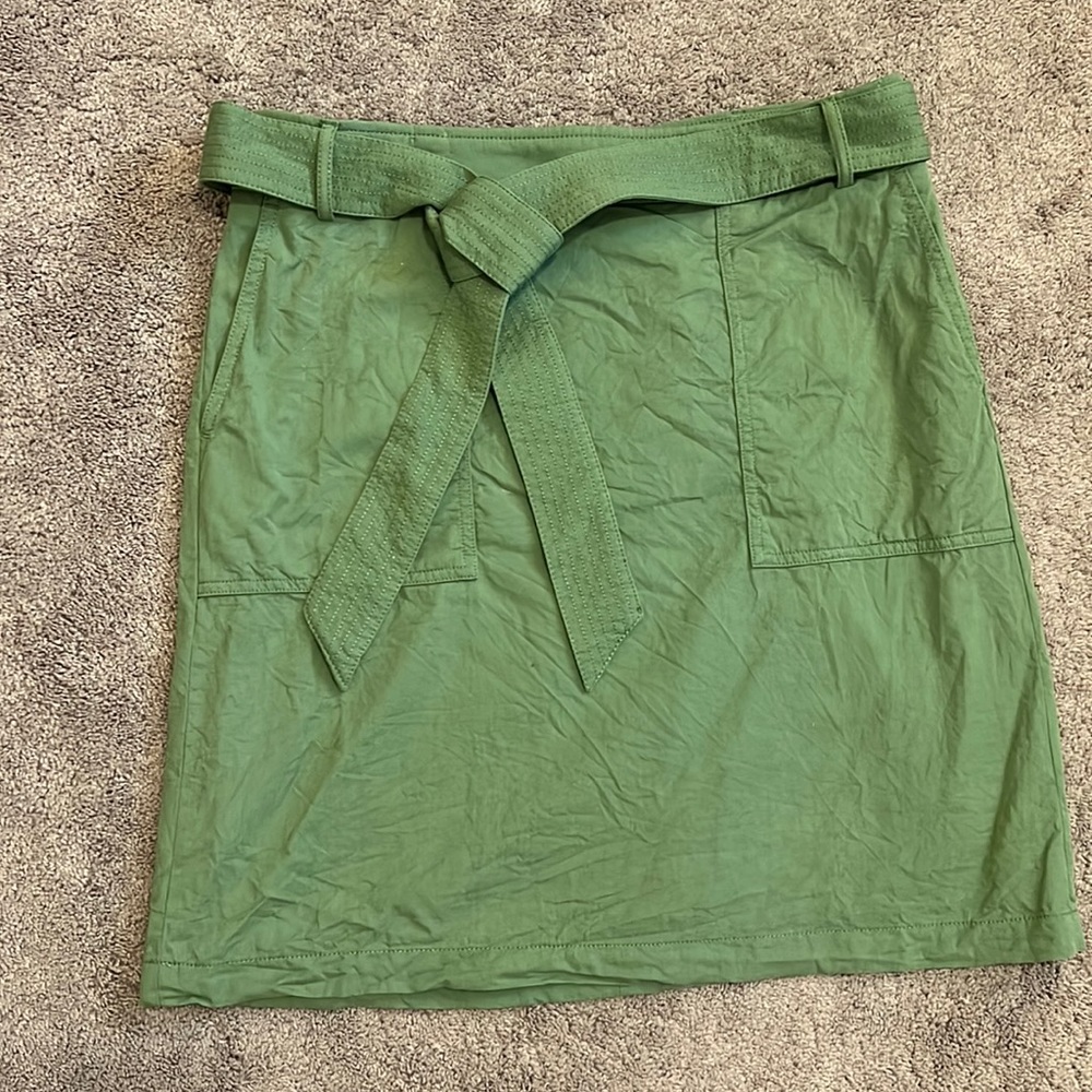 J.CREW • Green Skirt